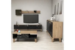 Möbelset för vardagsrum 35x178 cm 3 Delar