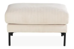 Menard 4-sits Vänstervänd L-formad Schäslongsoffa + Fotpall i Manchester