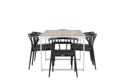 Merlo Matgrupp Utomhus + 6 Utestolar