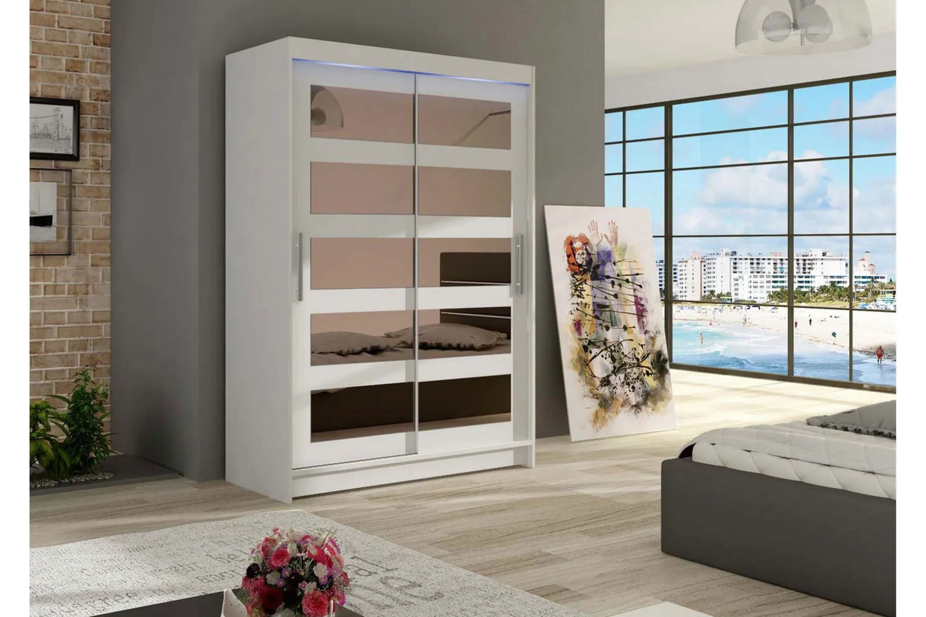 Miami Garderob 120x58x200 cm