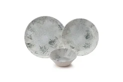 Middagset (18 delar) Haruka Vit / Antracit
