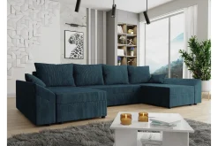 Midfeld 4-sits Hörnbäddsoffa Dark blue