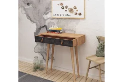 Mod Design Avlastningsbord Läderbeslag