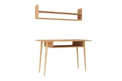 Mod Design Skrivbord 120 cm med Förvaring Vägghylla