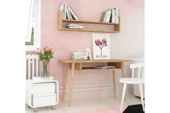 Mod Design Skrivbord 120 cm med Förvaring Vägghylla