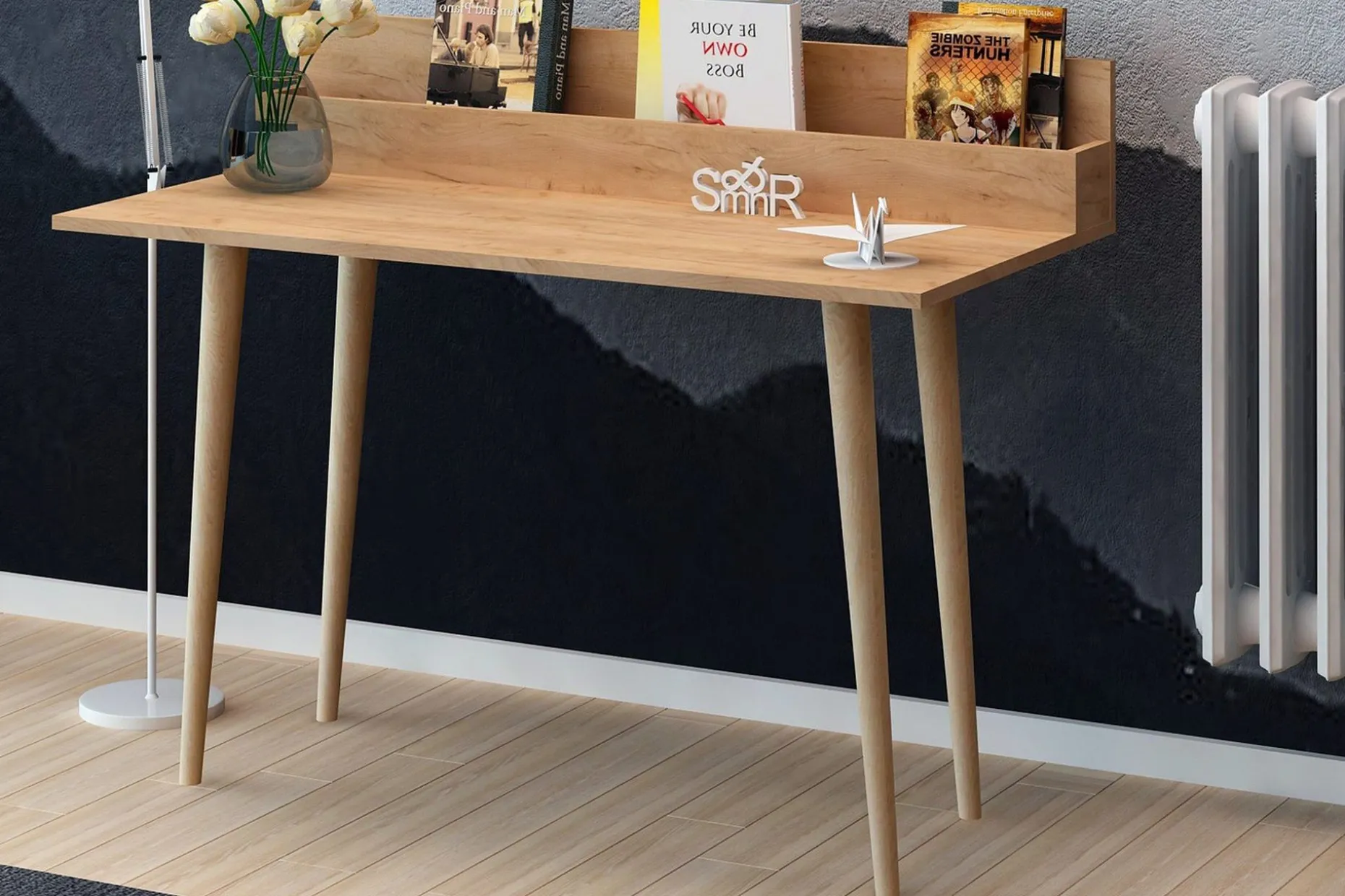 Mod Design Skrivbord 100 cm med Förvaring Rum