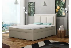 Moden Kontinentalsäng 140x215cm LED-belysning
