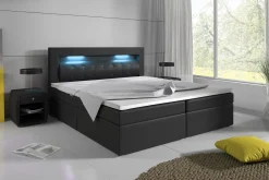 Modena Sängpaket 180x200 medFörvaring LED-belysning