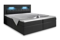 Modena Sängpaket 180x200 medFörvaring LED-belysning