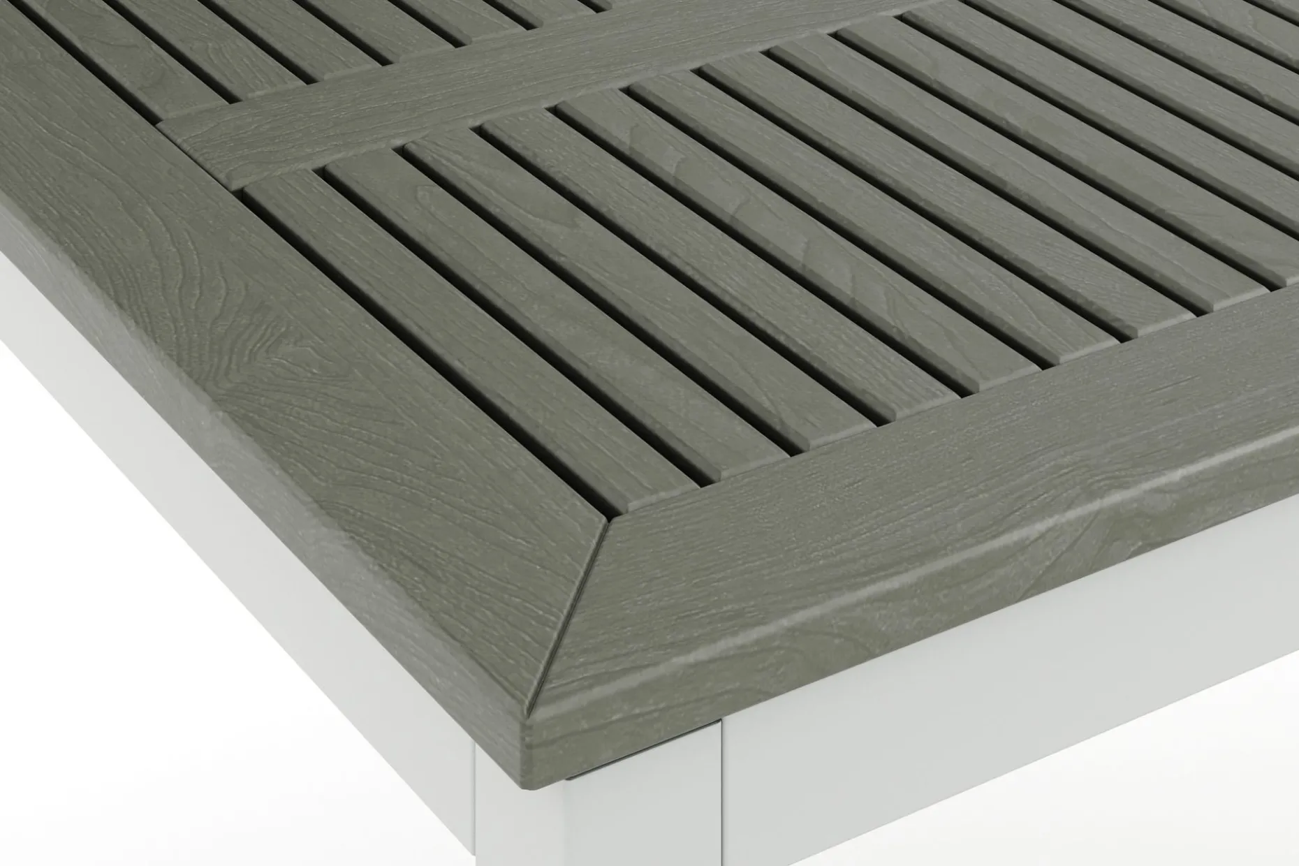 Monaco rektangulärt förlängningsbart bord utomhus med iläggsskiva 150-250x90 cm i aluminium/metall/plast