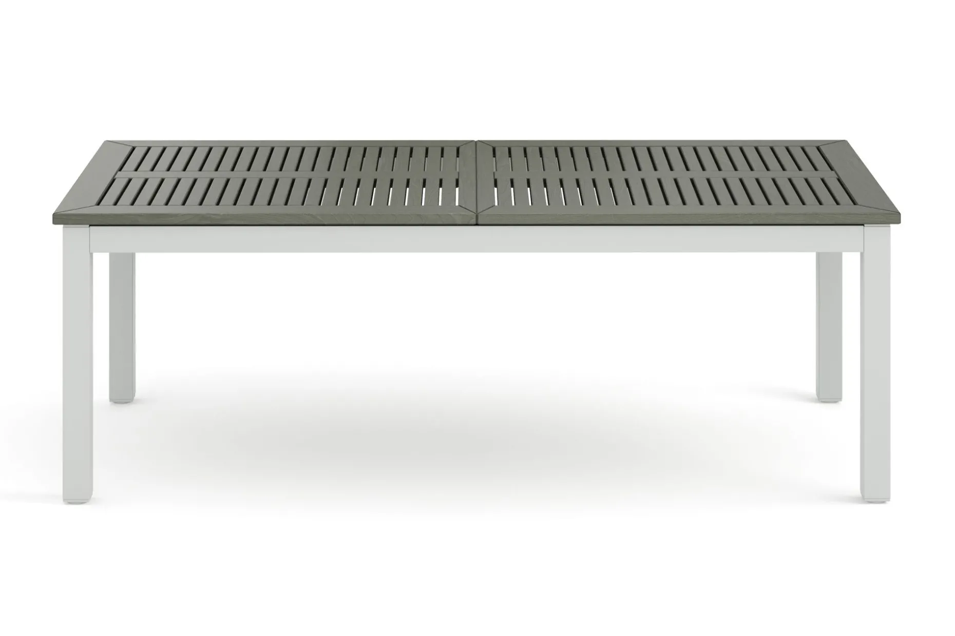 Monaco Stort rektangulärt förlängningsbart bord utomhus med iläggsskiva 210-310x90 cm i aluminium/plast