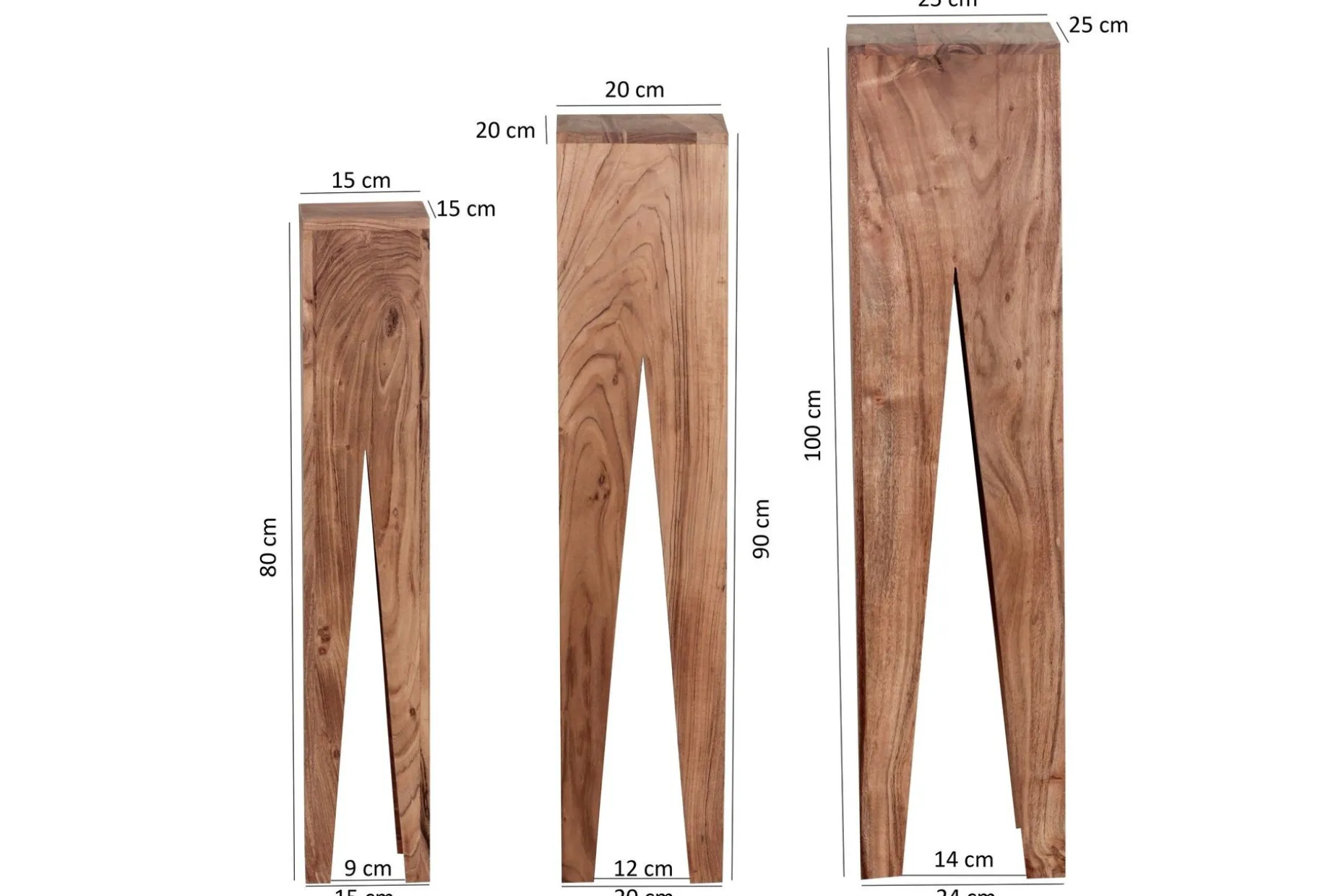 Monseratt Satsbord 3-pack