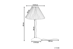 Montecristo Bordslampa 49 cm E27