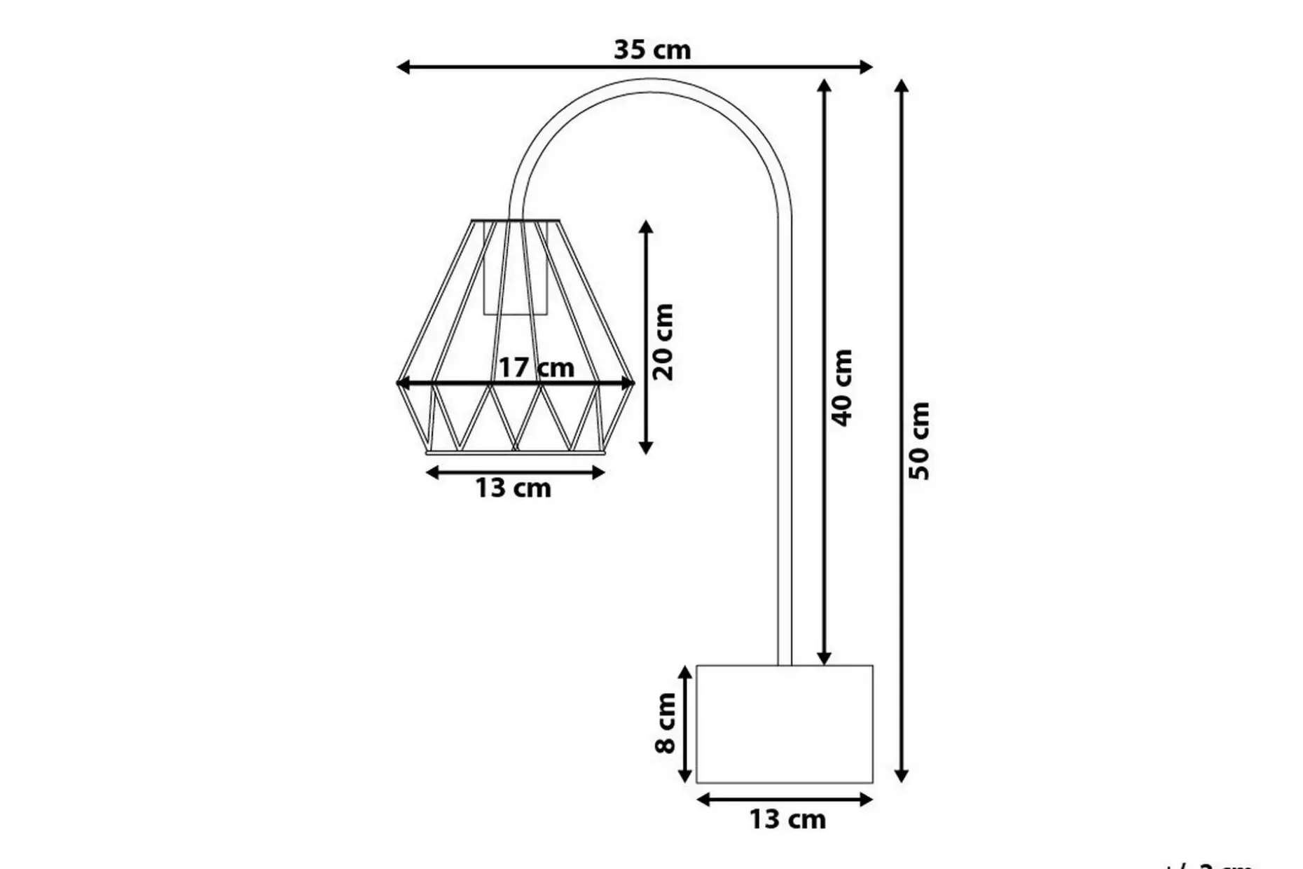 Mooni Bordslampa 35 cm