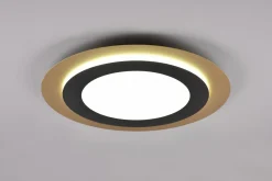 Morgan LED Plafond 45 cm mattsvart/ guld