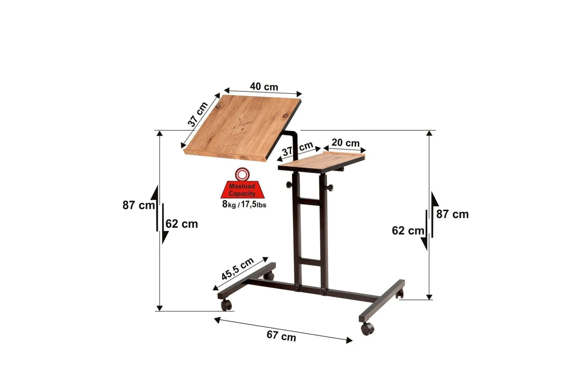 Morse Ståskrivbord 67 cm