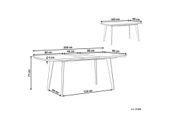 Mosby Matbord 200 cm Hopfällbart