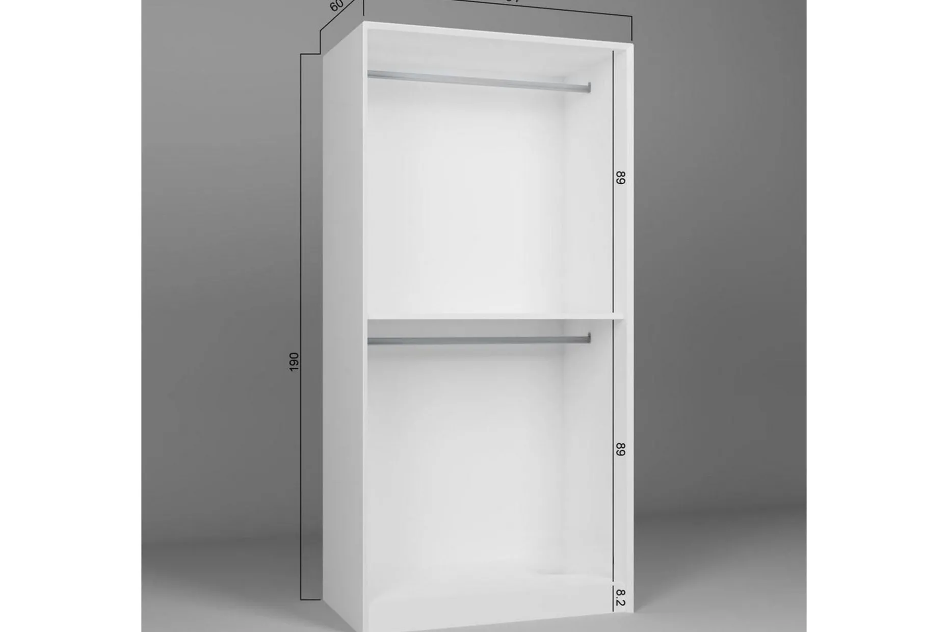 Nagouri Garderob 94x190 cm
