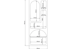 Najrana Bokhylla 60 cm