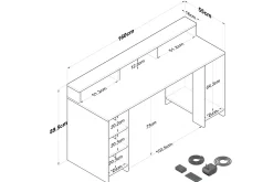 Nanak Skrivbord 160 cm