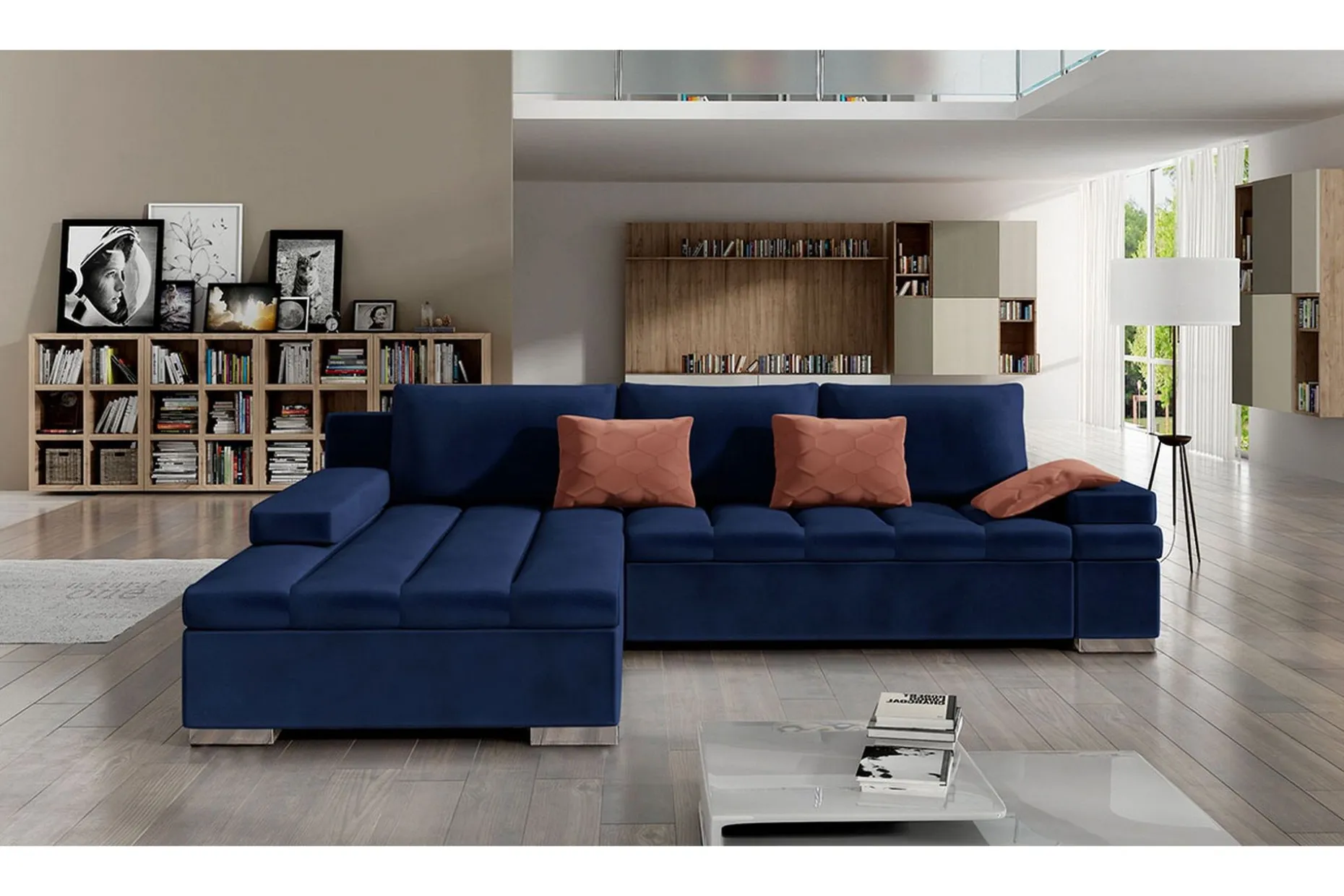 Naoma 4-sits Bäddsoffa Vänster