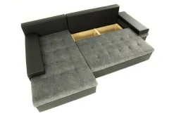 Naoma 3-sits Hörnbäddsoffa Dark blue