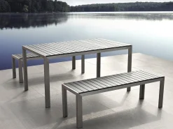 Nardo Trädgårdsmöbelset Med Utebord+Bänk Utomhus