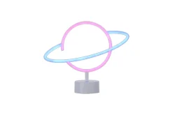 Neon-Saturnus Just Light Dekorationslampa