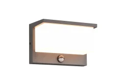 Nestos LED Vägglampa antracit rörelsesensor