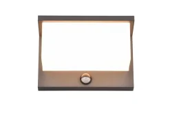 Nestos LED Vägglampa antracit rörelsesensor