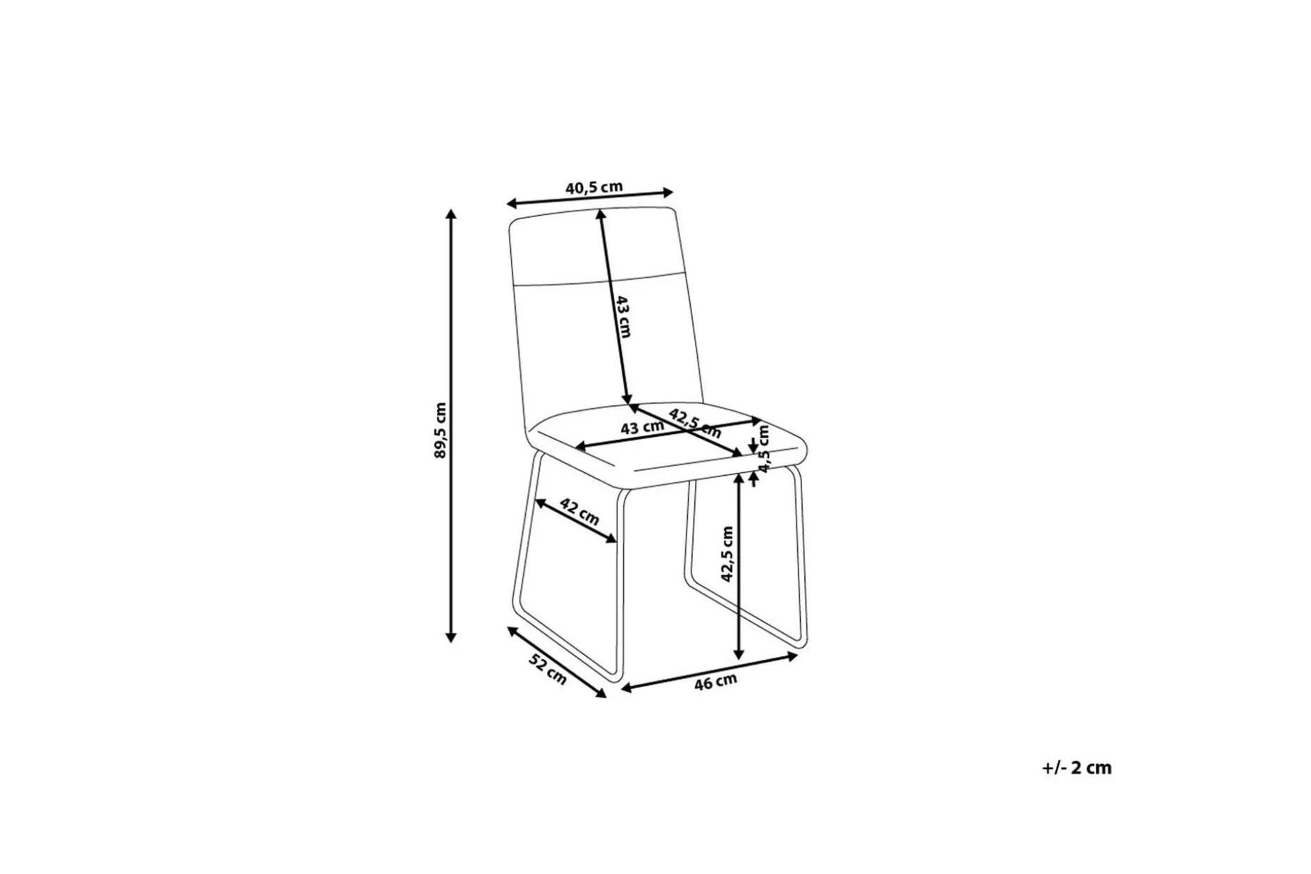 Nevada Stol Set Om 2 St