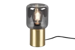 Nico bordslampa E27 mattmässing