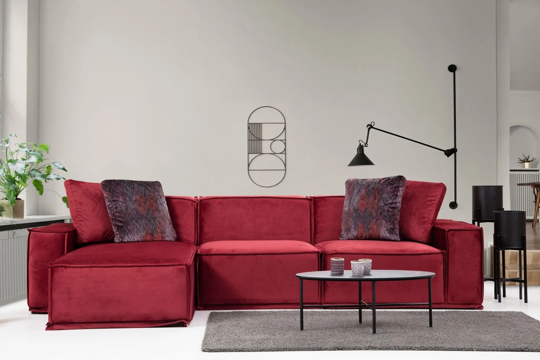 Nightcap Soffa m. Divan 4-sits