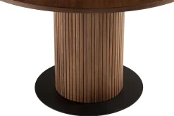 Noira Runt Litet Matbord Valnöt 120 cm