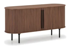Noira Smalt Sideboard Ribbad Valnöt 150x45 cm