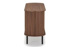 Noira Smalt Sideboard Ribbad Valnöt 150x45 cm