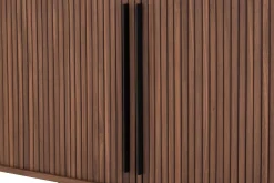 Noira Smalt Sideboard Ribbad Valnöt 150x45 cm