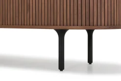 Noira Smalt Sideboard Ribbad Valnöt 150x45 cm