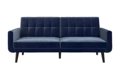 Nola 3-sits Bäddsoffa Sammet/Blå