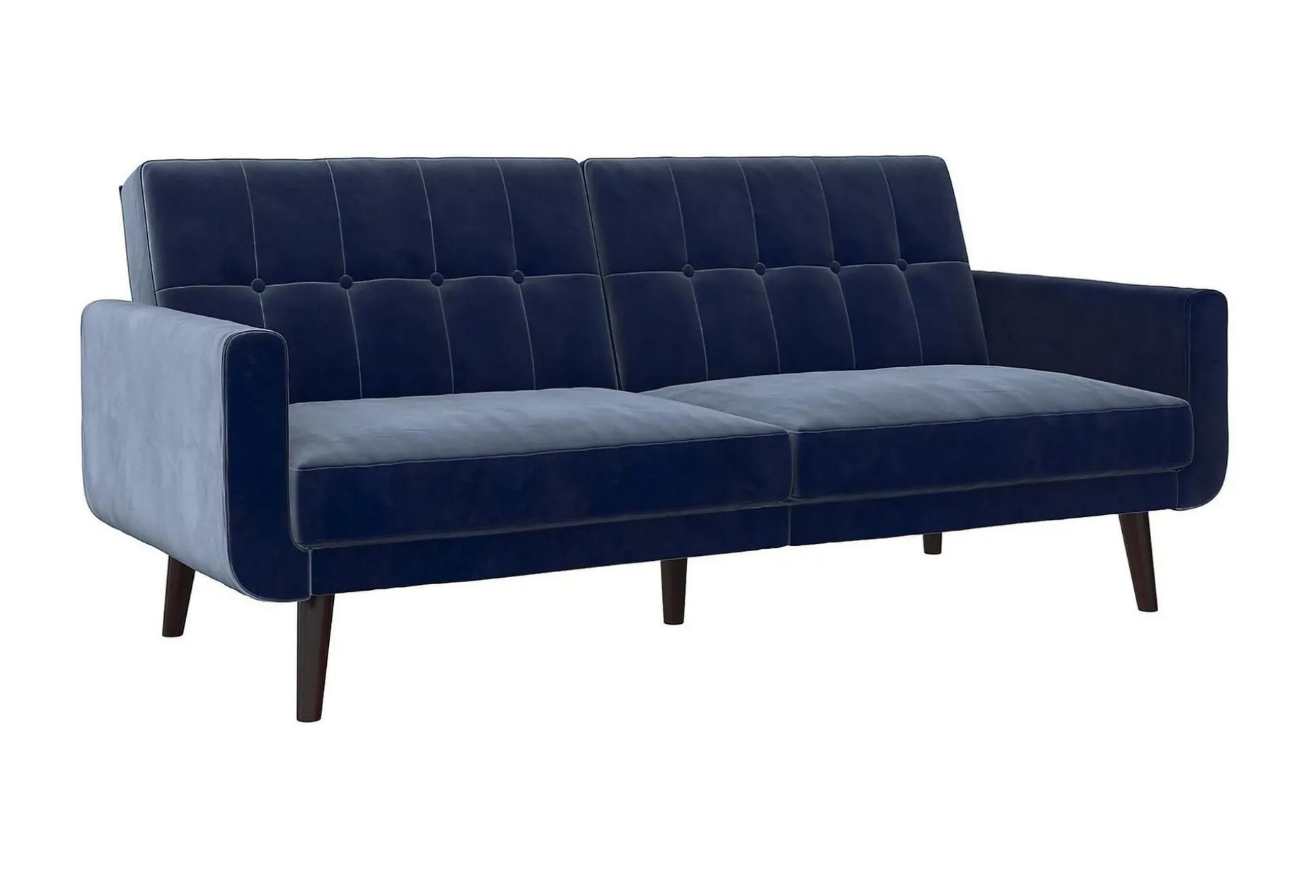 Nola 3-sits Bäddsoffa Sammet/Blå