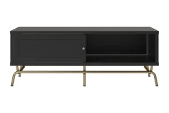 Nova Soffbord 122 cm med Förvaring Svart