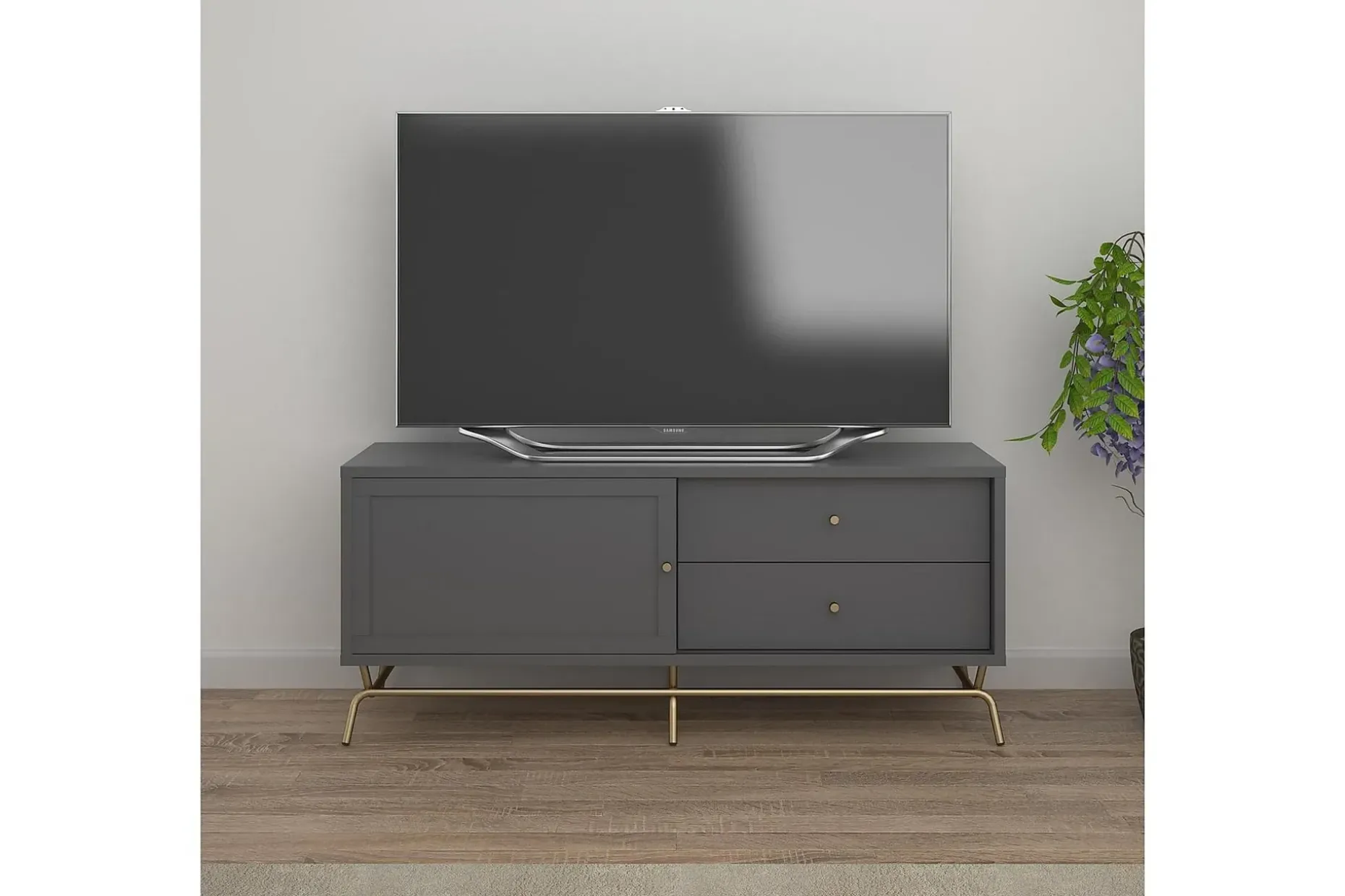 Nova Tv-bänk 150x48 cm Grafitgrå