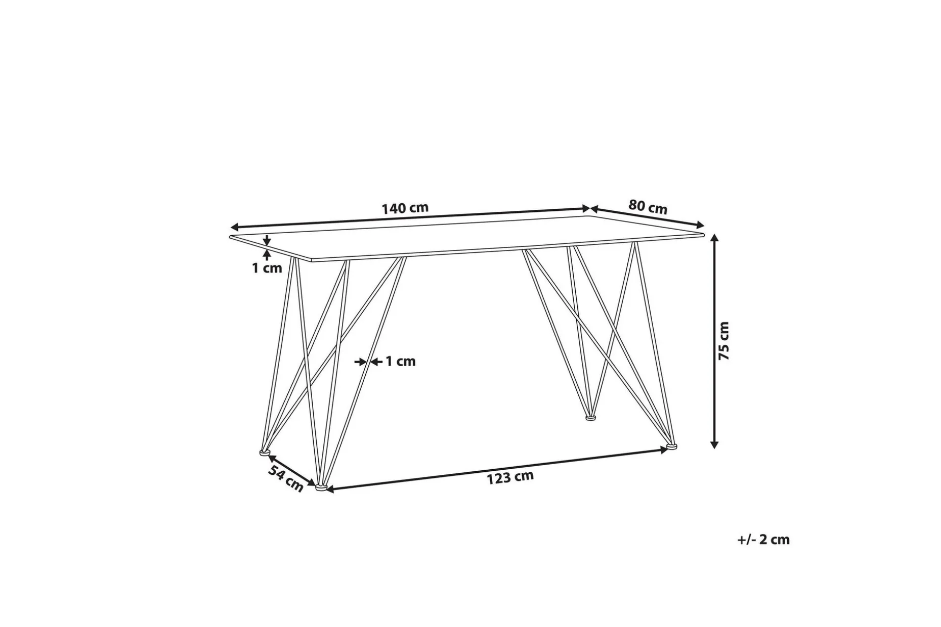 Nunierra Matbord 140 cm