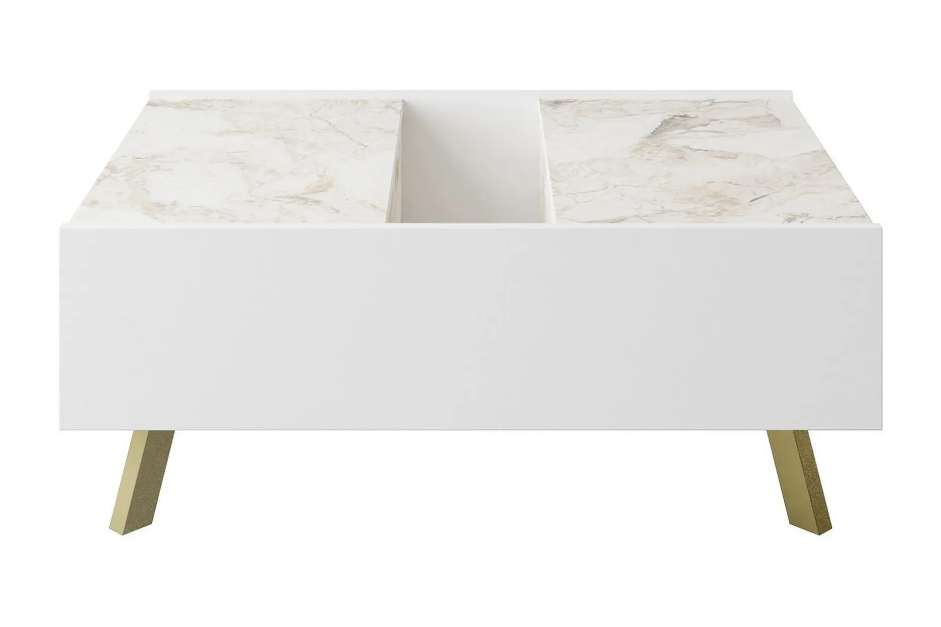 Ocotla Soffbord 90 cm med Förvaring Marmormönster