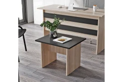 Okani Skrivbord 140 cm med Förvaring och Fotpall