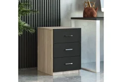 Okani Skrivbord 140 cm med Förvaring och Fotpall