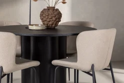 Olivia Matgrupp 110 cm Rund med 4 Modesto Stolar