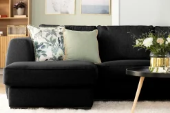Optus 3-sits Vändbar L-formad Divansoffa i Tyg