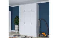Ostin Garderob 6 Skåp 55x145 cm