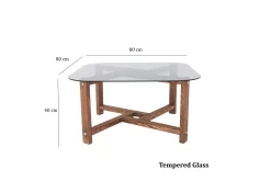 Ostwerwal Soffbord 80 cm Runt